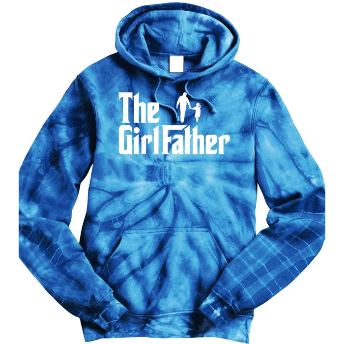 The Father Funny Dad Of Daddy Daughter Meaningful Gift Tie Dye Hoodie