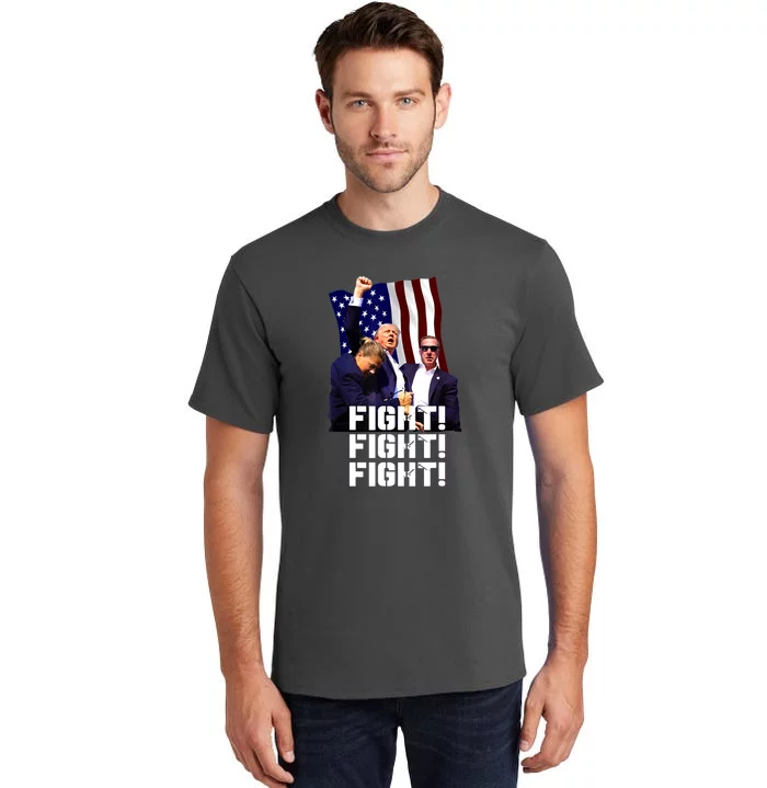 Trump Fight Fight Fight Gift Tall T-Shirt