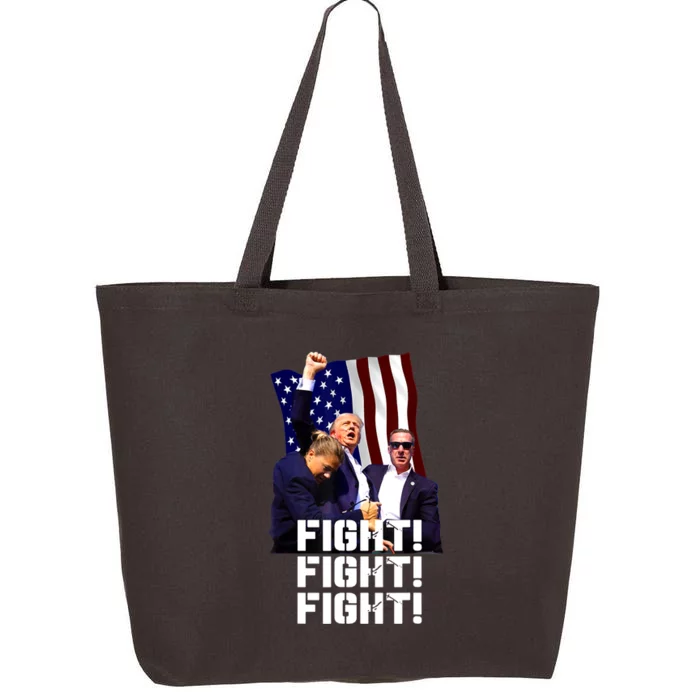 Trump Fight Fight Fight Gift 25L Jumbo Tote