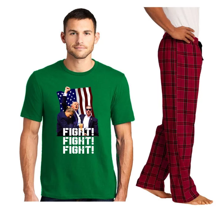 Trump Fight Fight Fight Gift Pajama Set