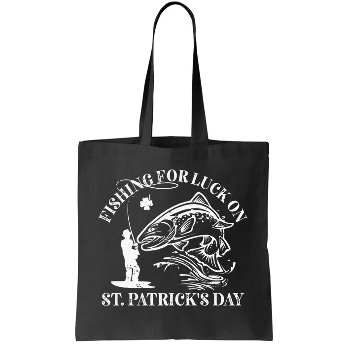 Trout Fly Fishing for luck on St. Patrick's Day Tote Bag