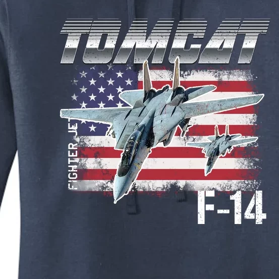 Tomcat F14 Fighter Jet Women's Pullover Hoodie