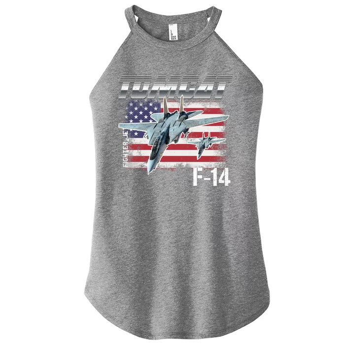 Tomcat F14 Fighter Jet Women’s Perfect Tri Rocker Tank