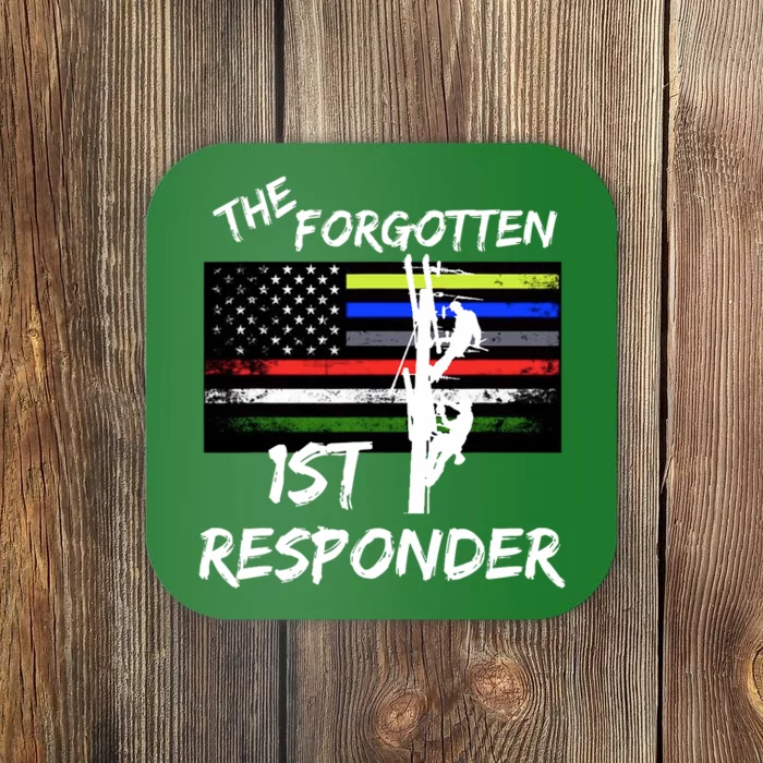 The Forgotten First Responder Tribute To Electrical Lineman Coaster