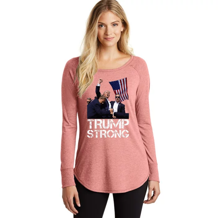 Trump Fight Fight Fight Women's Perfect Tri Tunic Long Sleeve Shirt