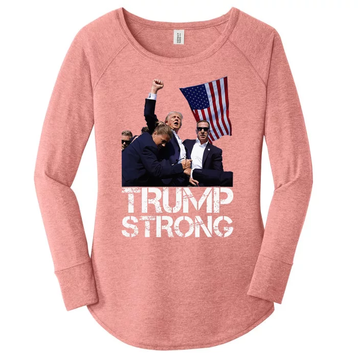 Trump Fight Fight Fight Women's Perfect Tri Tunic Long Sleeve Shirt