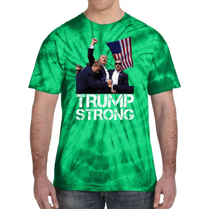 Trump Fight Fight Fight Tie-Dye T-Shirt