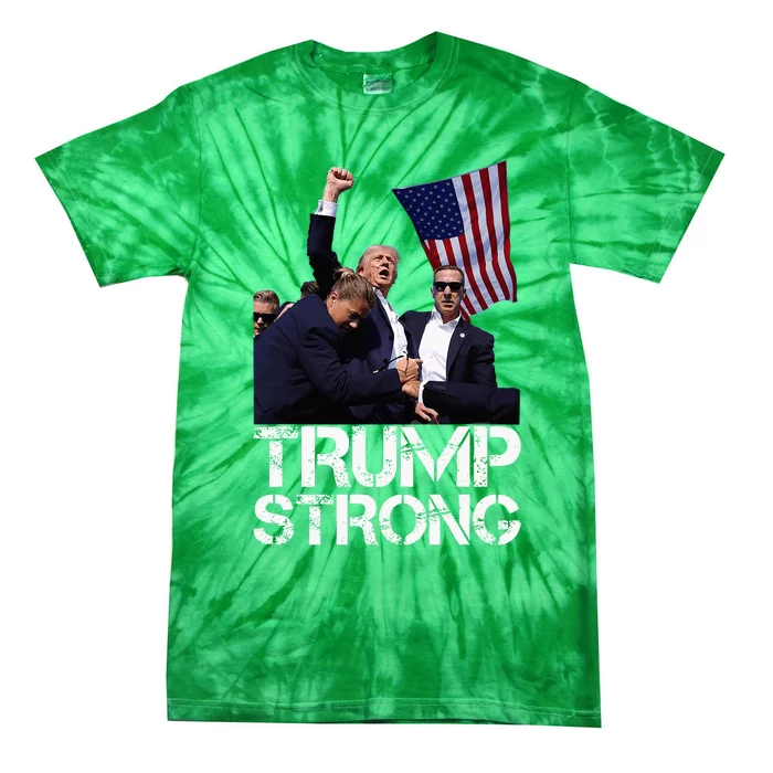 Trump Fight Fight Fight Tie-Dye T-Shirt