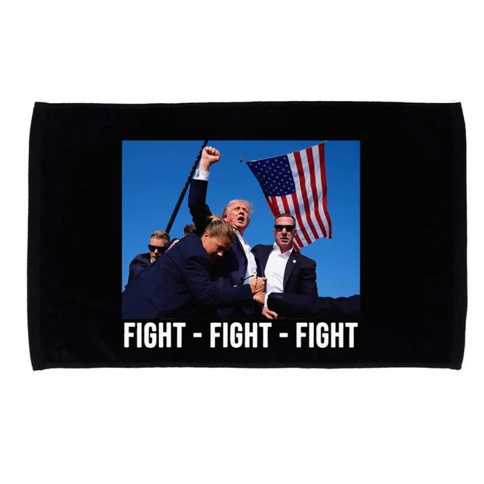 Trump Fight Fight Fight 2024 Microfiber Hand Towel