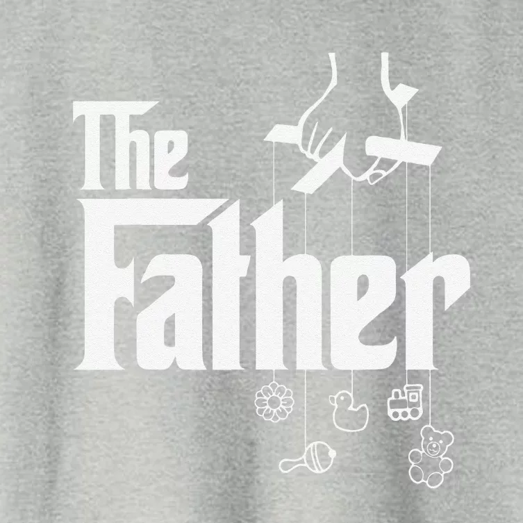 The Father! First Time Fathers Day New Dad Gift Women's Crop Top Tee