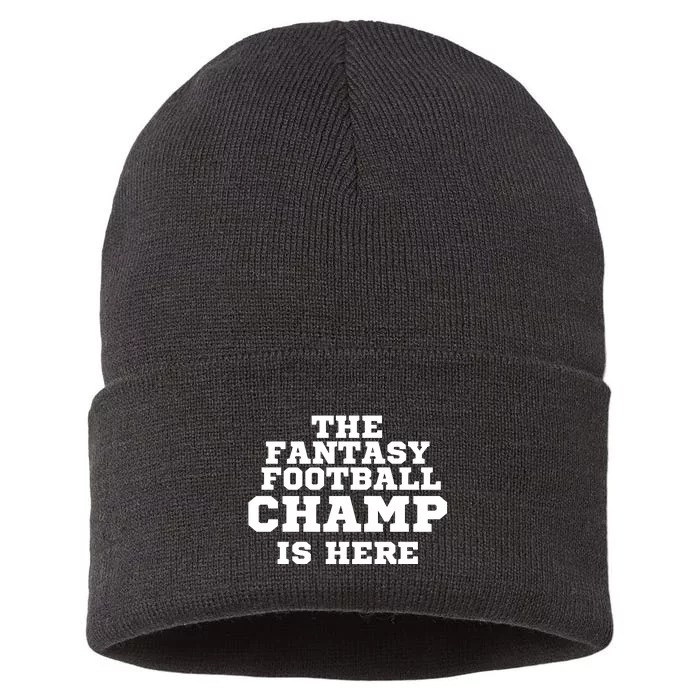 The Fantasy Football Champ Is Here, Fantasy Football Legend Sustainable Knit Beanie