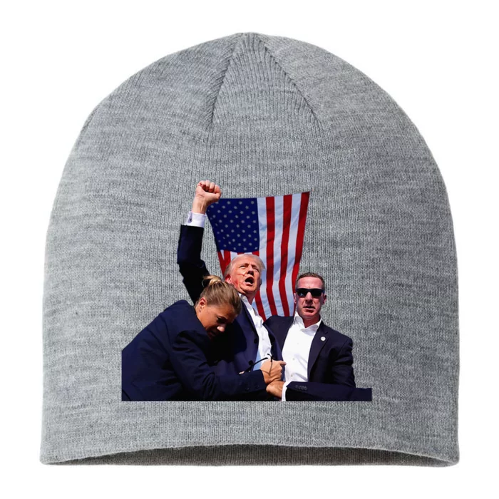 Trump Fight Fight Fight 2024 Pennsylvania Rally 8 1/2in Sustainable Knit Beanie