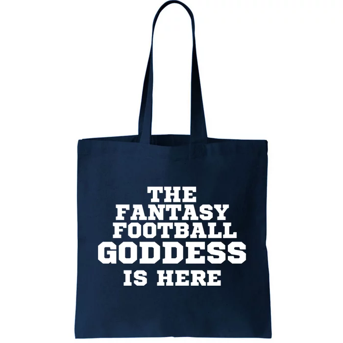 The Fantasy Football Goddess Is Here, Fantasy Football Guru Tote Bag