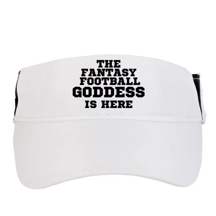 The Fantasy Football Goddess Is Here, Fantasy Football Guru Adult Drive Performance Visor