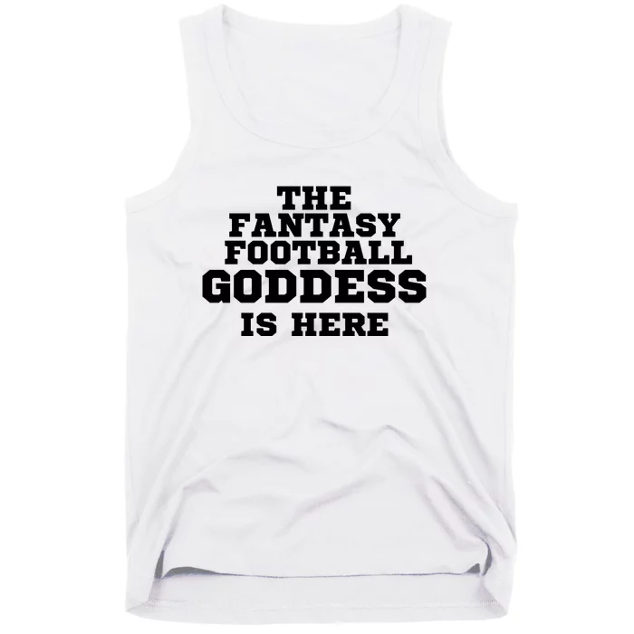 The Fantasy Football Goddess Is Here, Fantasy Football Guru Tank Top