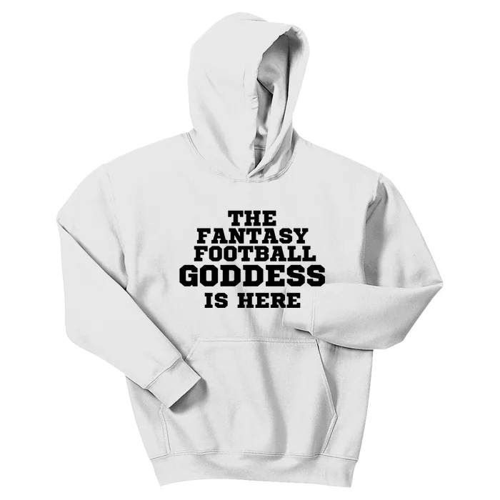 The Fantasy Football Goddess Is Here, Fantasy Football Guru Kids Hoodie