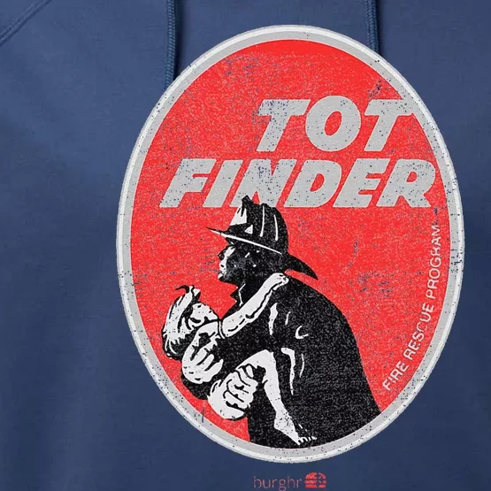 Tot Finder Fire Rescue Performance Fleece Hoodie