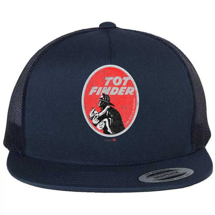 Tot Finder Fire Rescue Flat Bill Trucker Hat