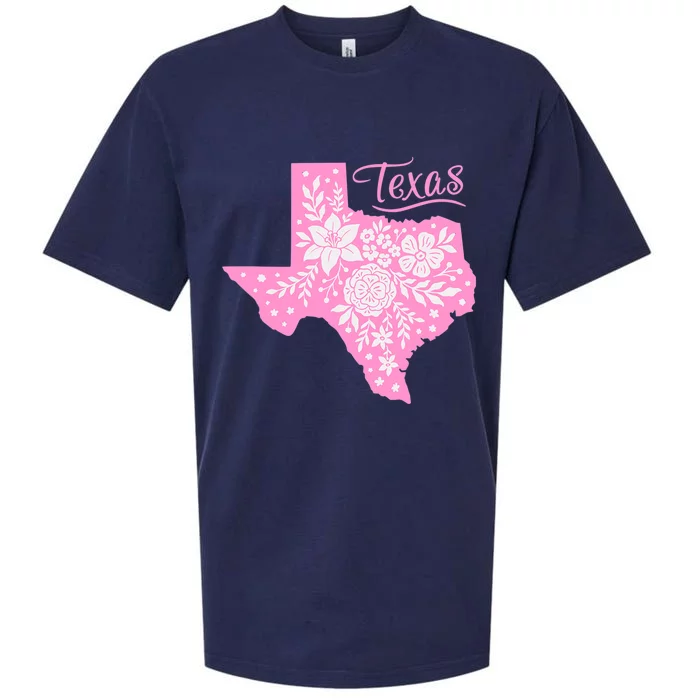 TEXAS Flower Floral Home State Texan Sueded Cloud Jersey T-Shirt