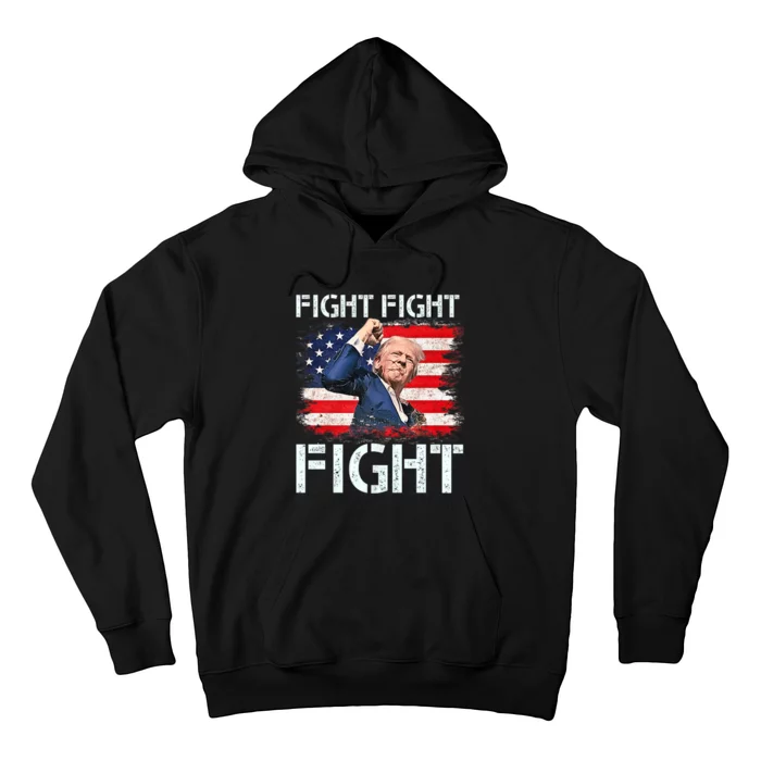 Trump Fight Fight Fight Trump Signals To Americans To Fight Hoodie