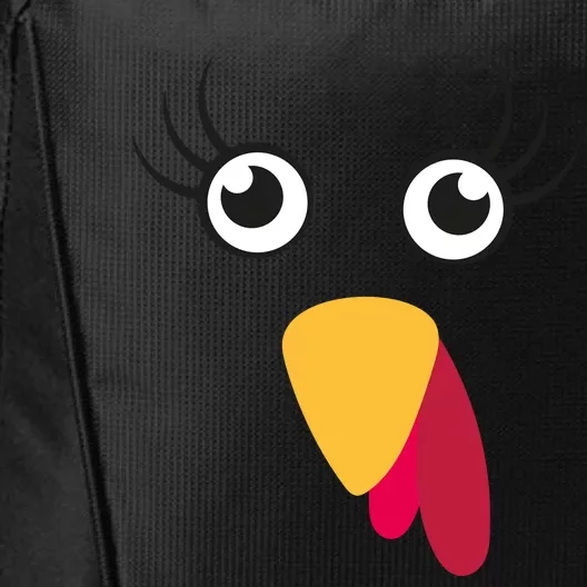 Turkey Face Funny Thanksgiving Day City Backpack