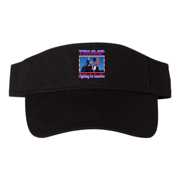 Trump Fighting For America Valucap Bio-Washed Visor