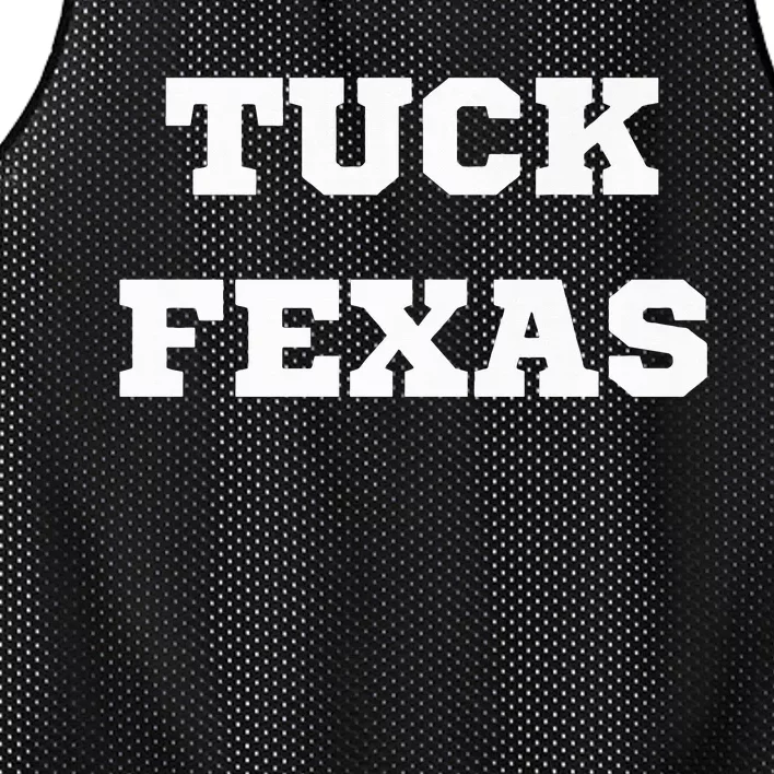 Tuck Fexas Funny Trending Mesh Reversible Basketball Jersey Tank