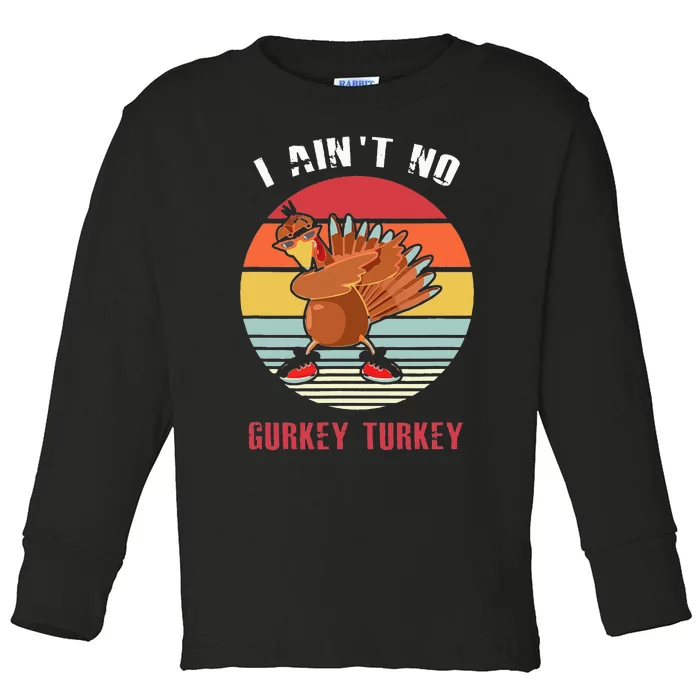 Thanksgiving Feast Frenzy Toddler Long Sleeve Shirt