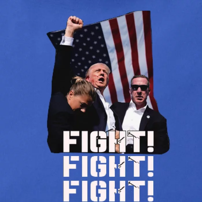 Trump Fight Fight Fight Zip Tote Bag