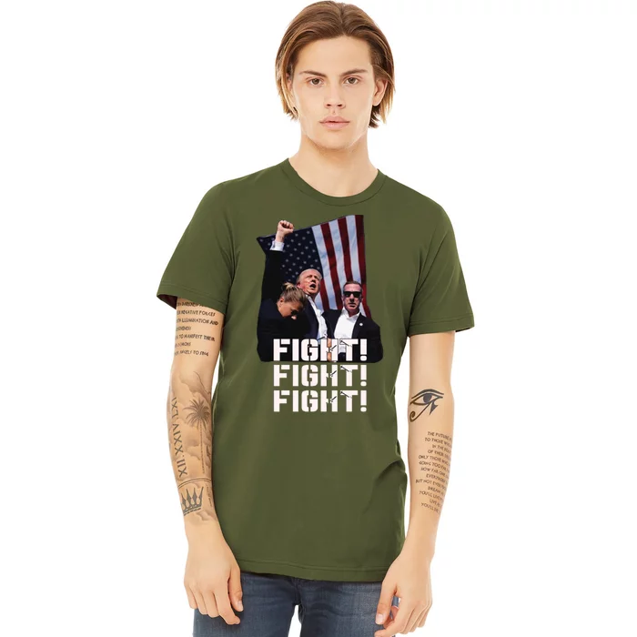 Trump Fight Fight Fight Premium T-Shirt