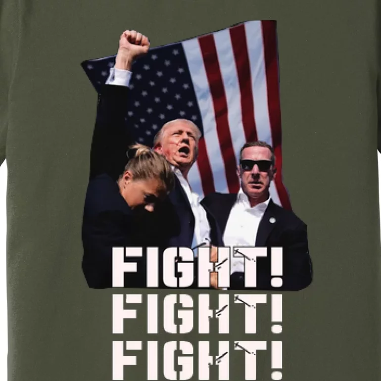 Trump Fight Fight Fight Premium T-Shirt