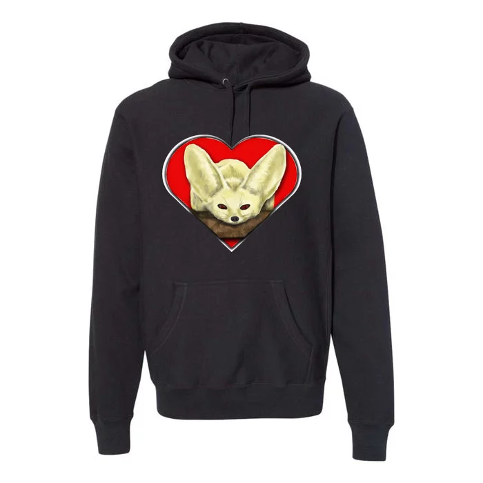 Tiny Fennec Fox Premium Hoodie