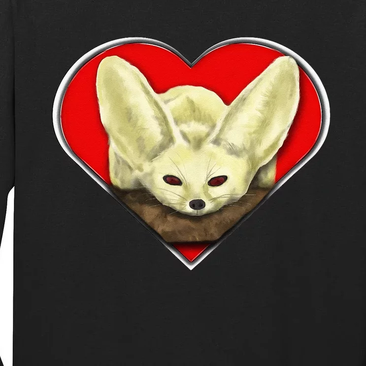 Tiny Fennec Fox Tall Long Sleeve T-Shirt