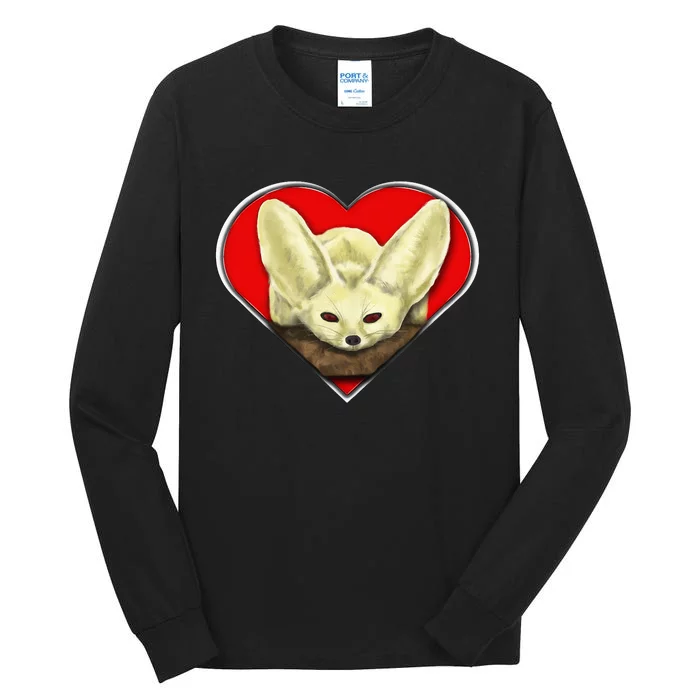 Tiny Fennec Fox Tall Long Sleeve T-Shirt