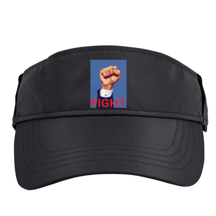 Trump Fist. Fight Fight Fight Adult Drive Performance Visor