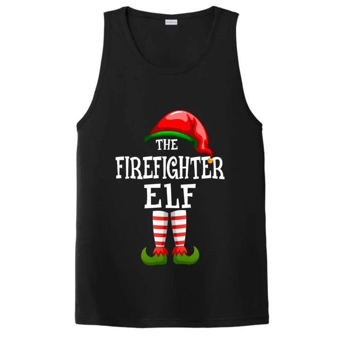 The Firefighter Family Matching Xmas Group Pajama Gift Performance Tank