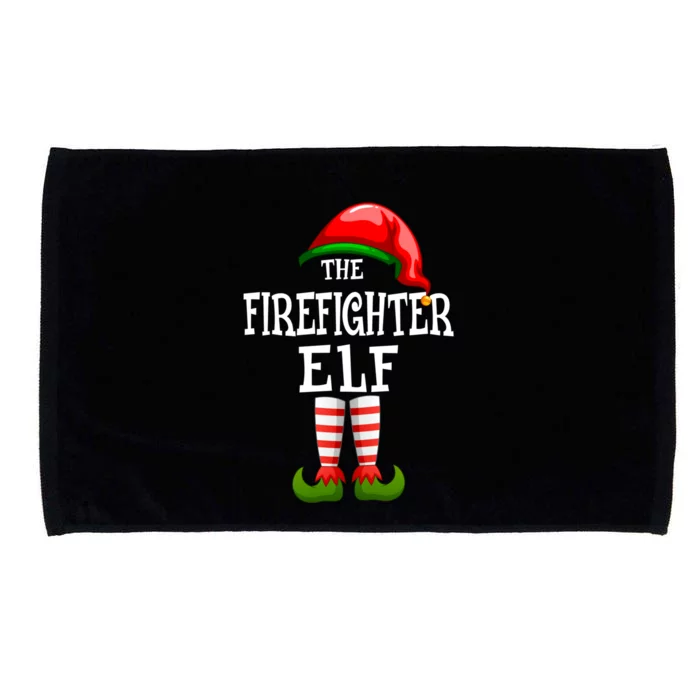 The Firefighter Family Matching Xmas Group Pajama Gift Microfiber Hand Towel