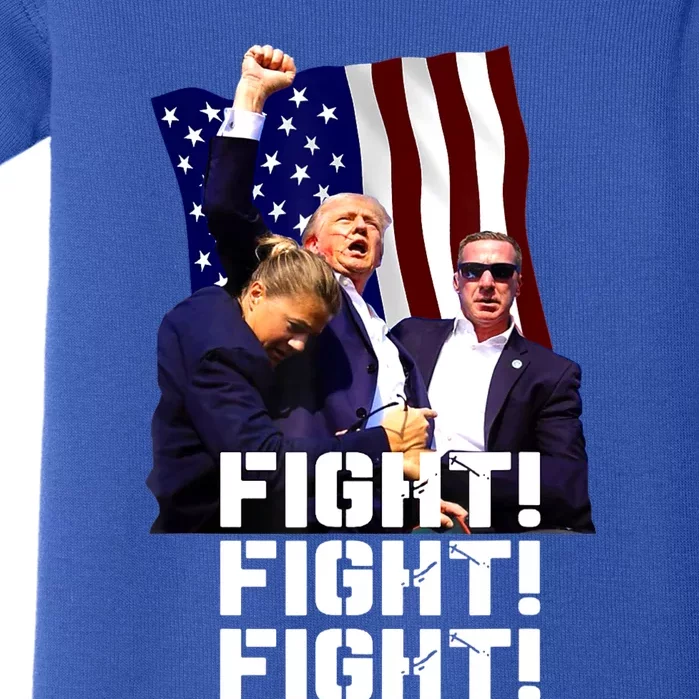 Trump Fight Fight Fight Baby Bodysuit