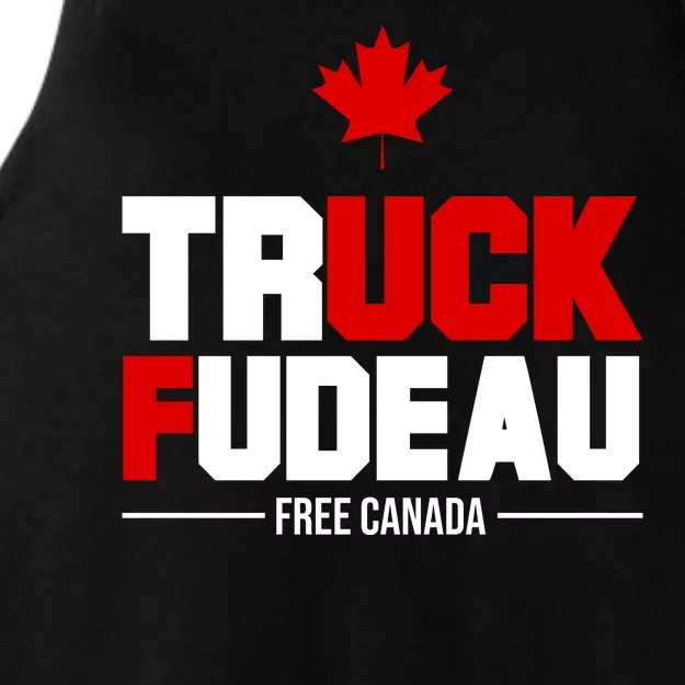 Truck Fudeau Fuck Free Canada Ladies Tri-Blend Wicking Tank