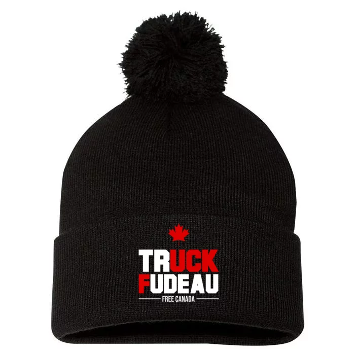 Truck Fudeau Fuck Free Canada Pom Pom 12in Knit Beanie