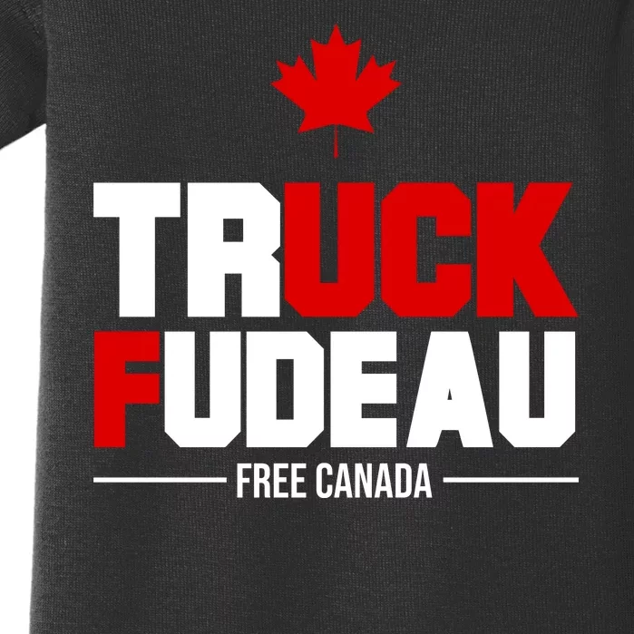 Truck Fudeau Fuck Free Canada Baby Bodysuit