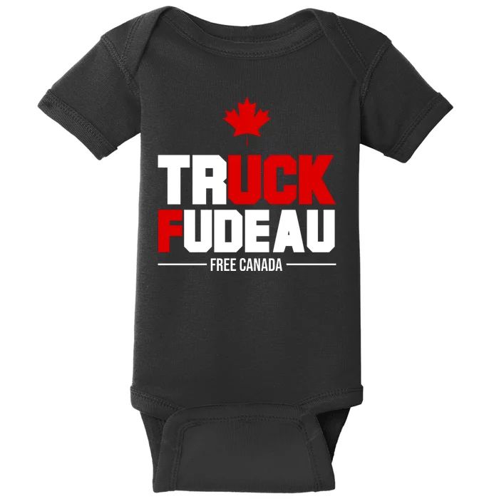 Truck Fudeau Fuck Free Canada Baby Bodysuit