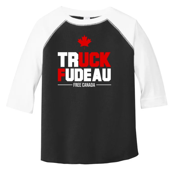 Truck Fudeau Fuck Free Canada Toddler Fine Jersey T-Shirt