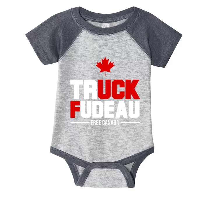 Truck Fudeau Fuck Free Canada Infant Baby Jersey Bodysuit