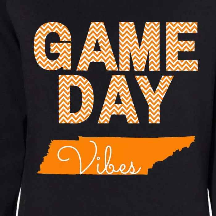 Tennessee Football Game Day Vibes Fall Tailgate Womens California Wash Sweatshirt