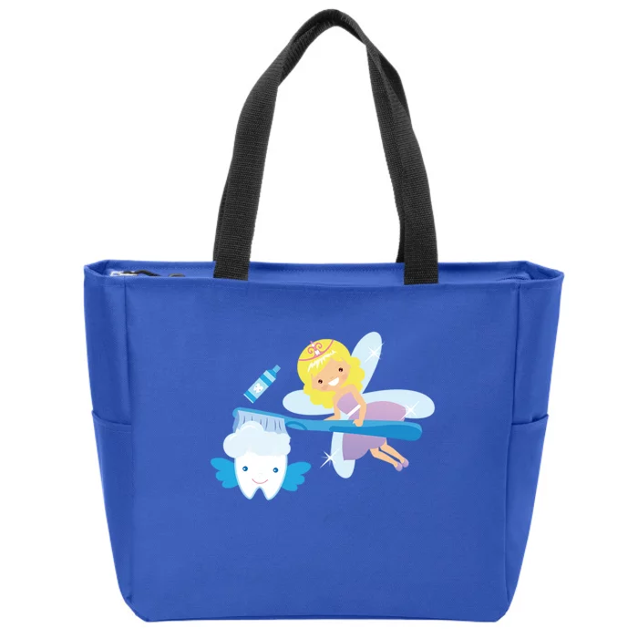 Tooth Fairy Godmother Fairy Tales Novelty Gift Zip Tote Bag