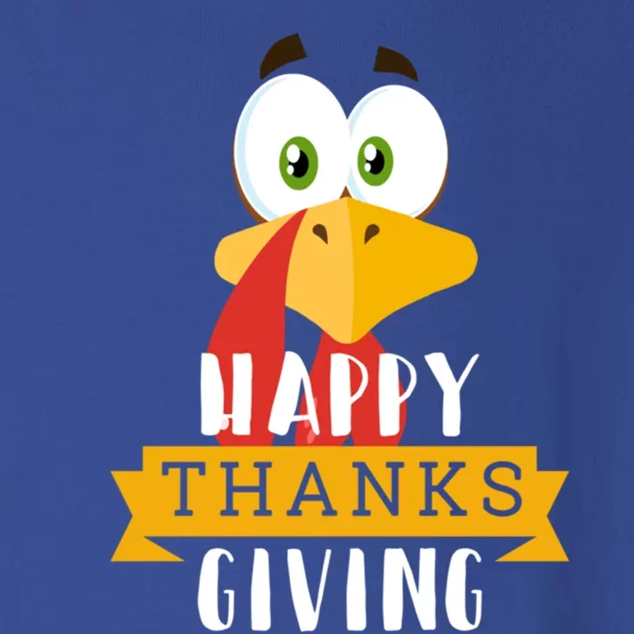 Turkey Face Great Gift Toddler Long Sleeve Shirt