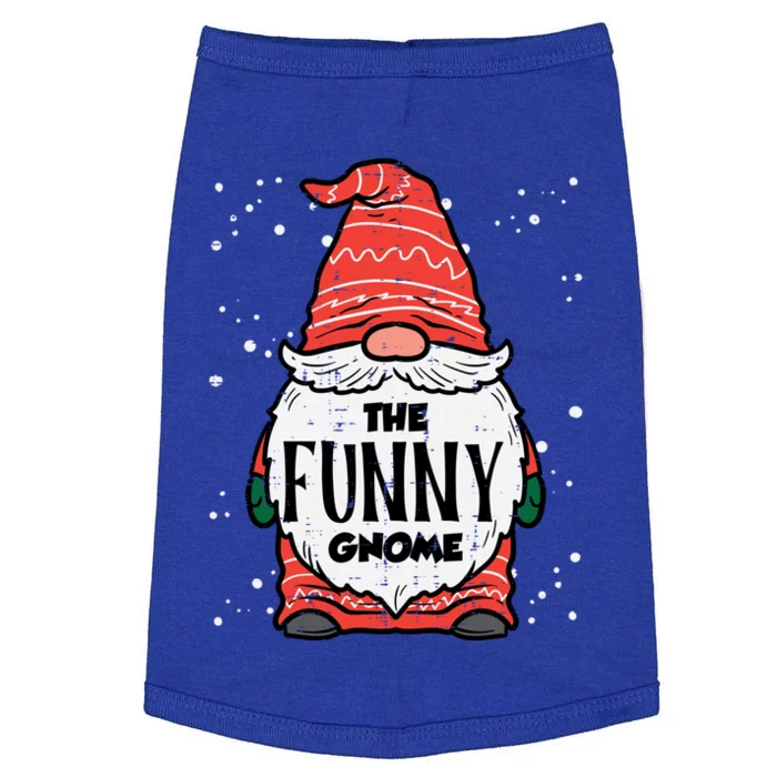 The Funny Gnome Xmas Matching Christmas Pajamas For Family Gift Doggie Tank