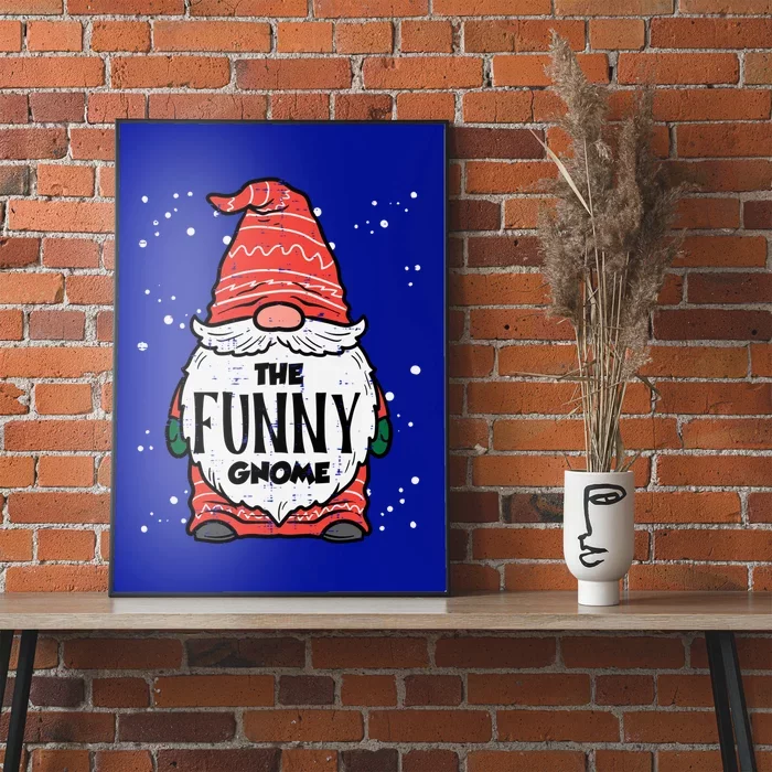 The Funny Gnome Xmas Matching Christmas Pajamas For Family Gift Poster