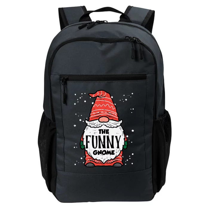 The Funny Gnome Xmas Matching Christmas Pajamas For Family Gift Daily Commute Backpack